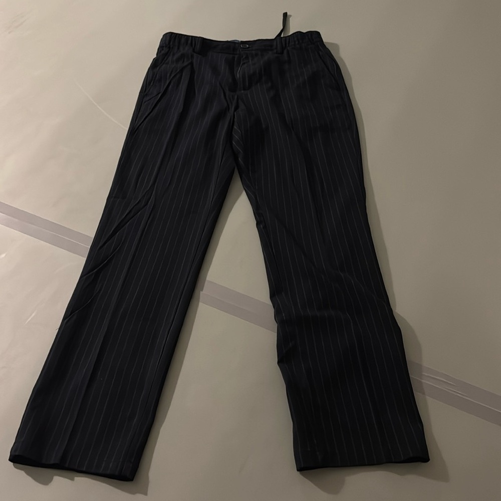 Old Navy Pinstripe Pants with Jaw string. Size Medium